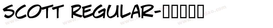 Scott Regular字体转换